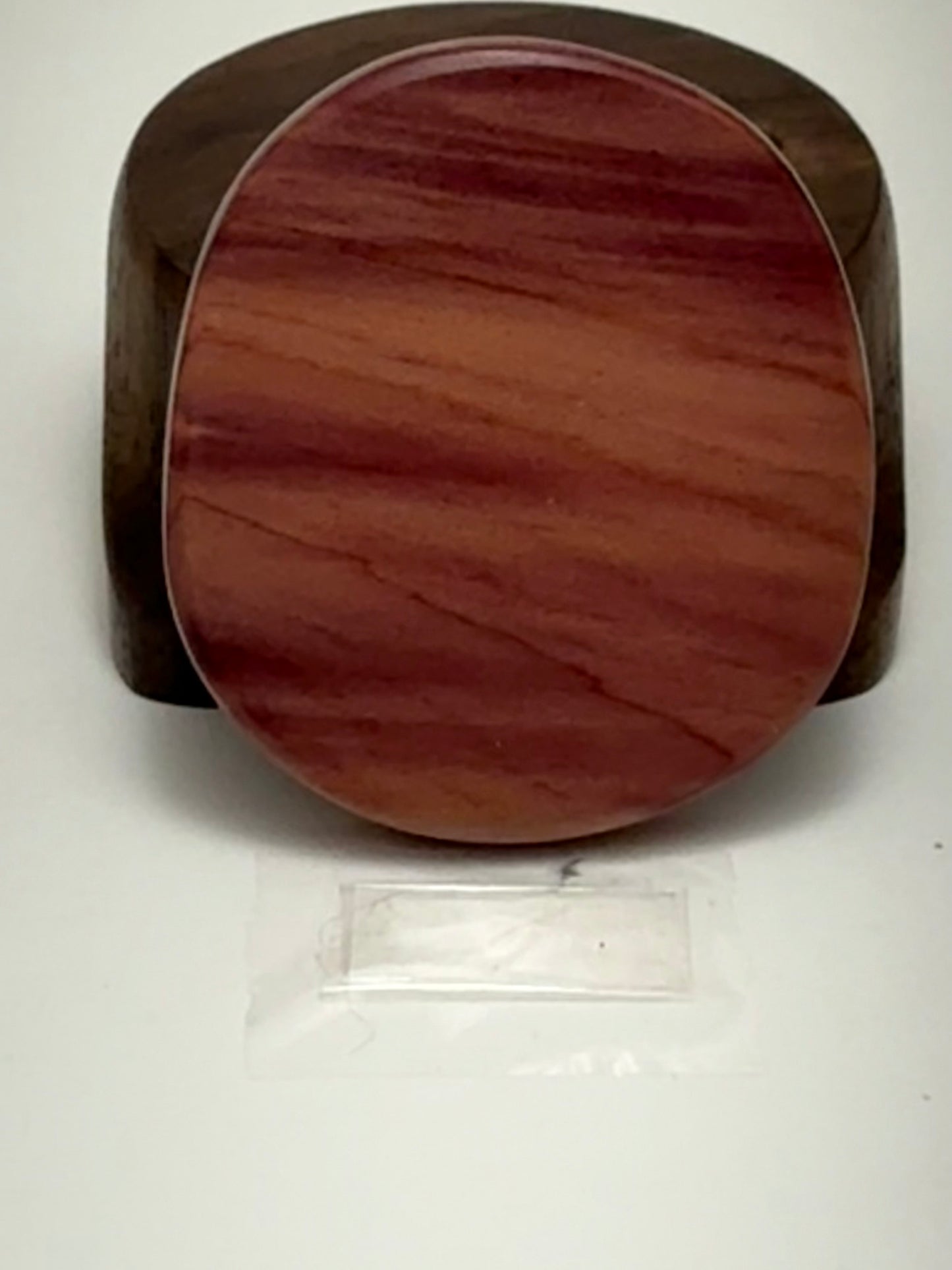 Aromatic Cedar Wood Palm Stone/Fidget Wood -Mystical Mushroom 151