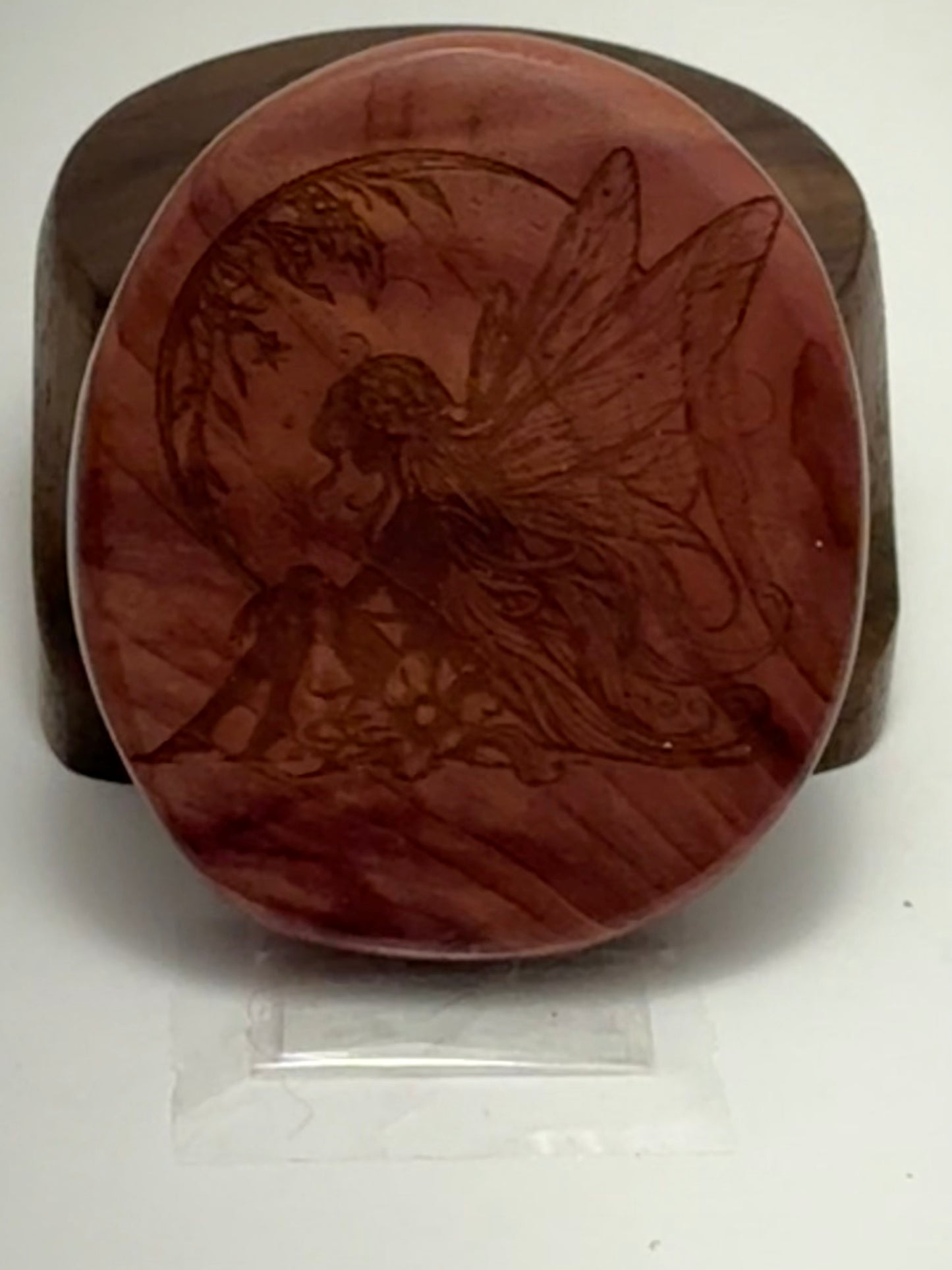 Aromatic Cedar Wood Palm Stone/Fidget Wood -Fairy 1-137