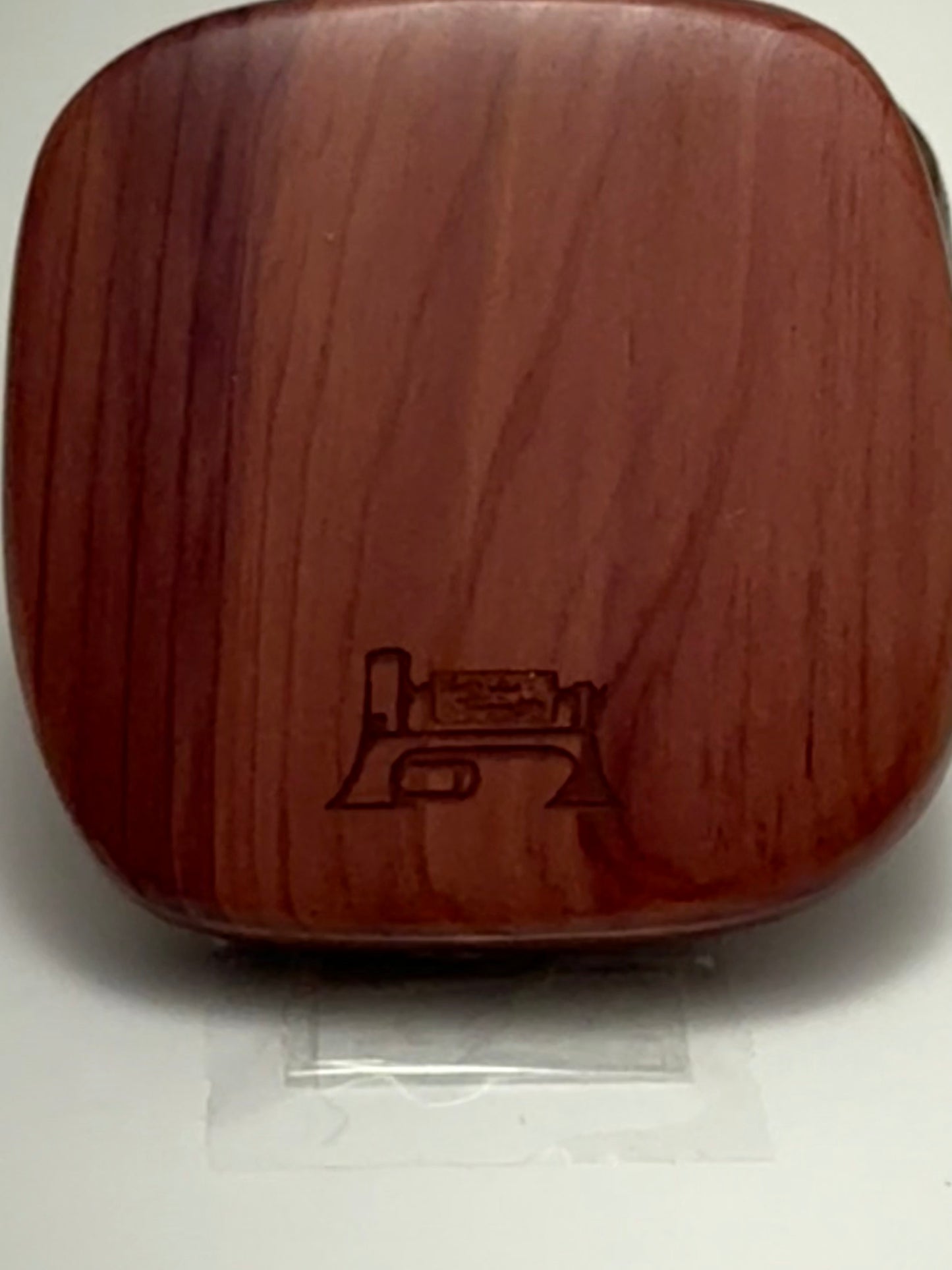 Aromatic Cedar Wood Palm Stone/Fidget Wood -Mystical Mushroom 198