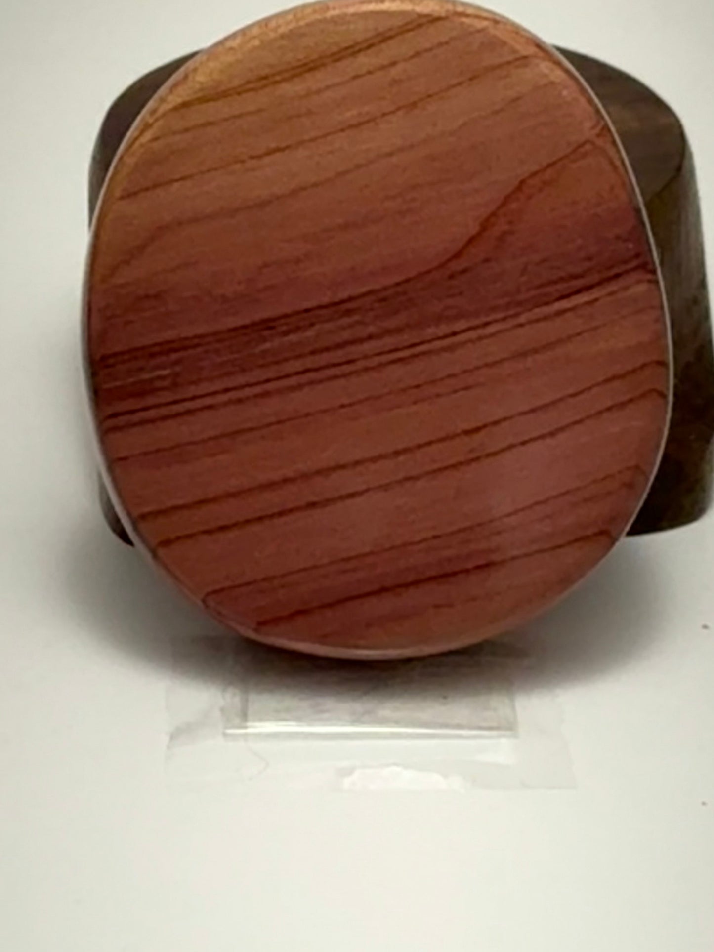 Aromatic Cedar Wood Palm Stone/Fidget Wood -Dragon 74