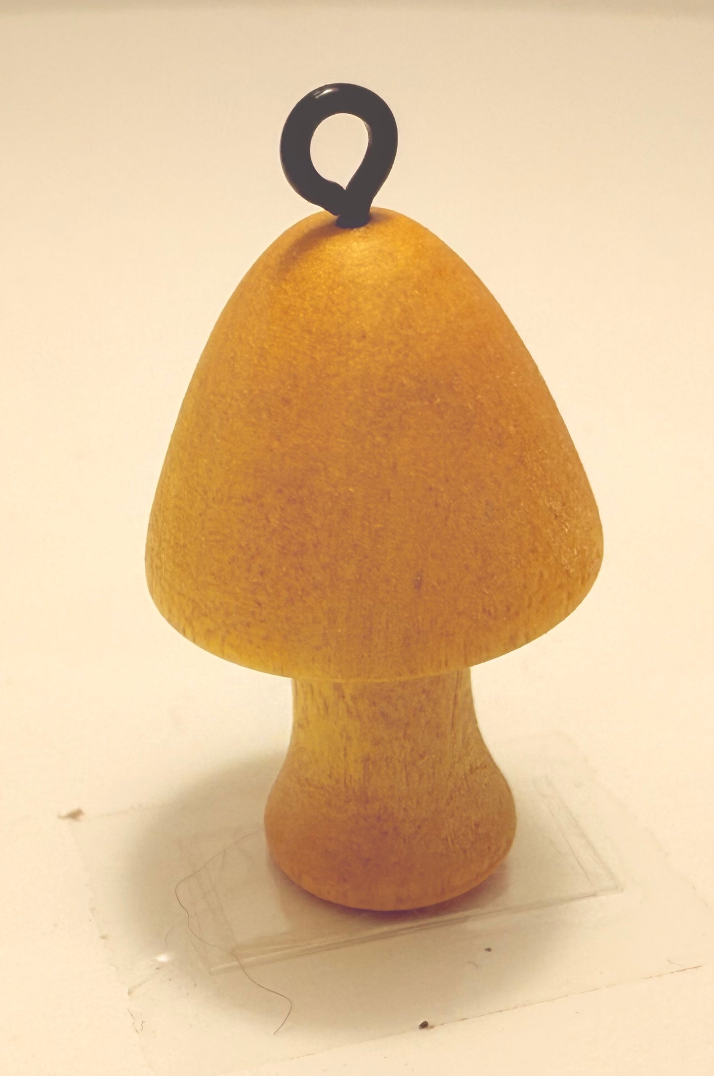 Yellowheart Mushroom Pendant