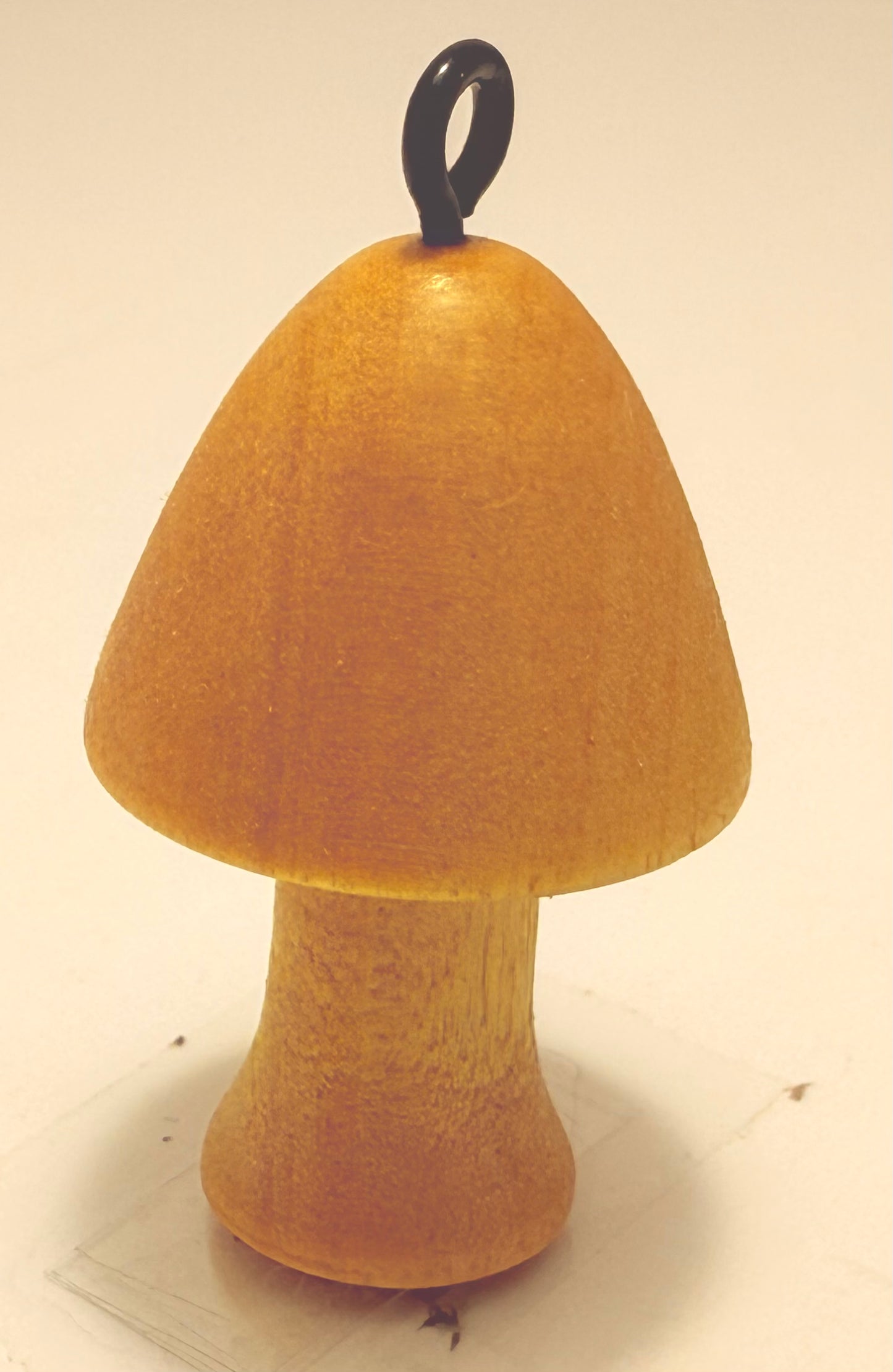 Yellowheart Mushroom Pendant