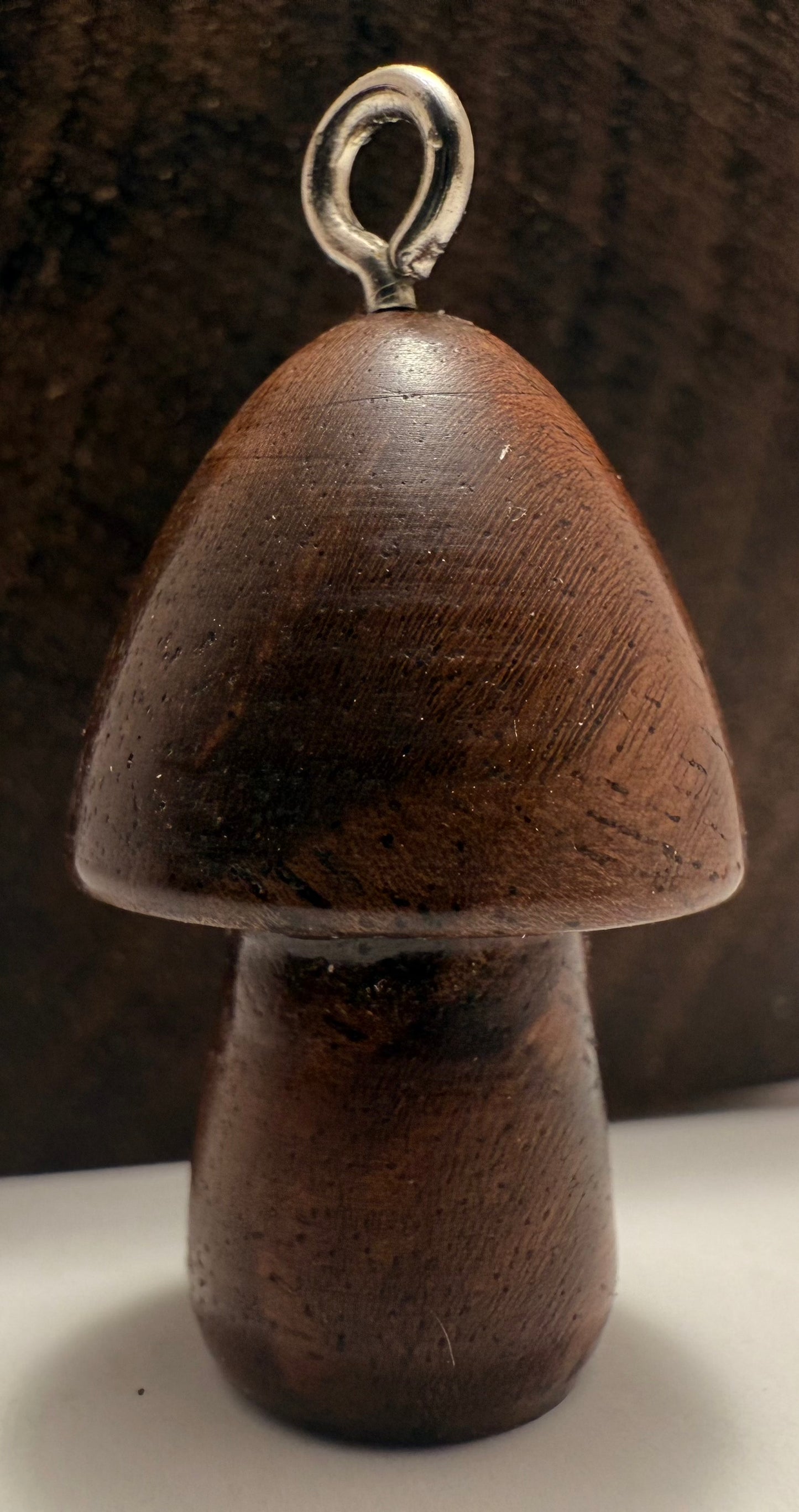Black Walnut Mushroom Pendant