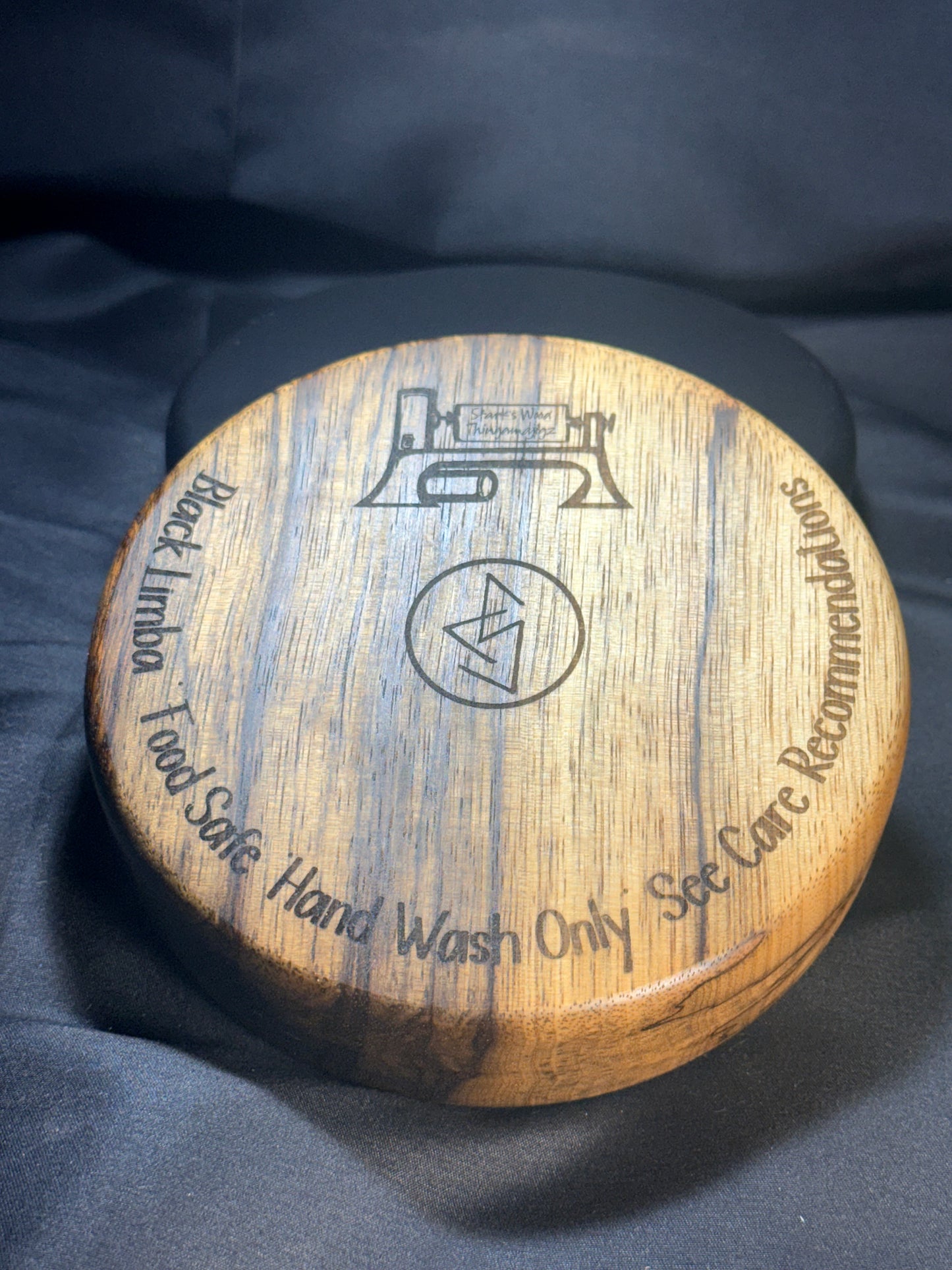 6” Black Limba bowl