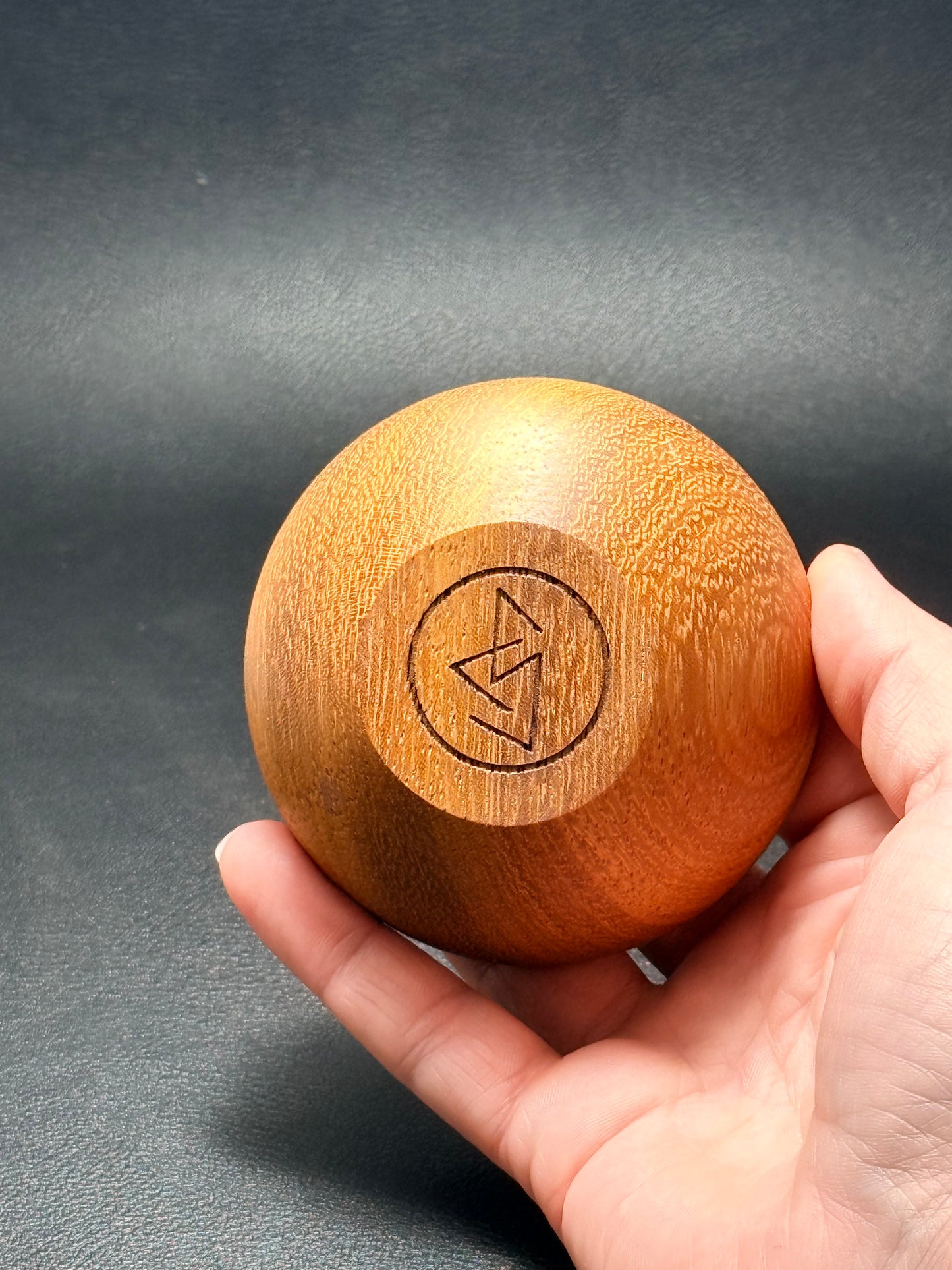 Teak 3 inch wood bowl