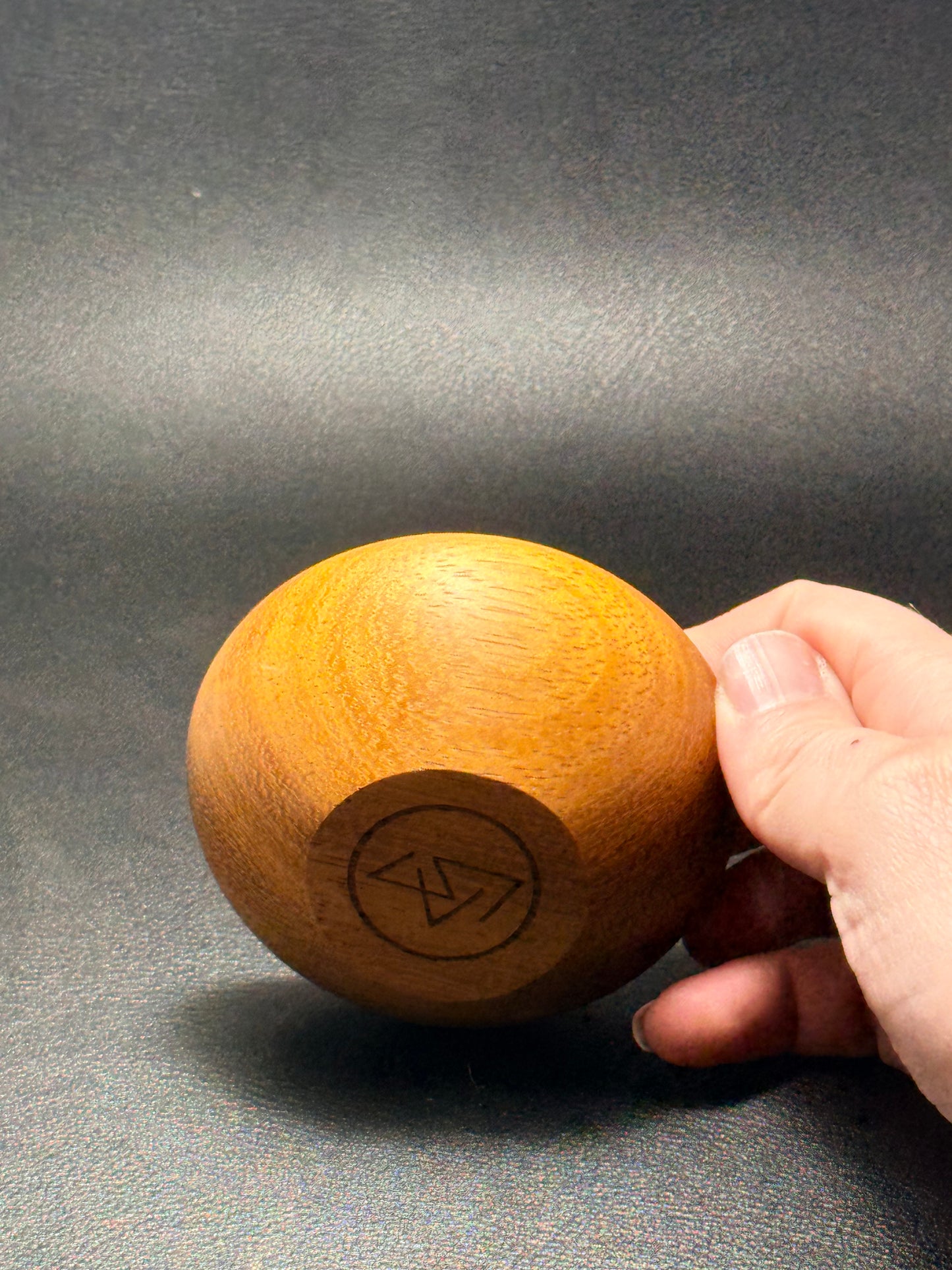Teak 3 inch wood bowl