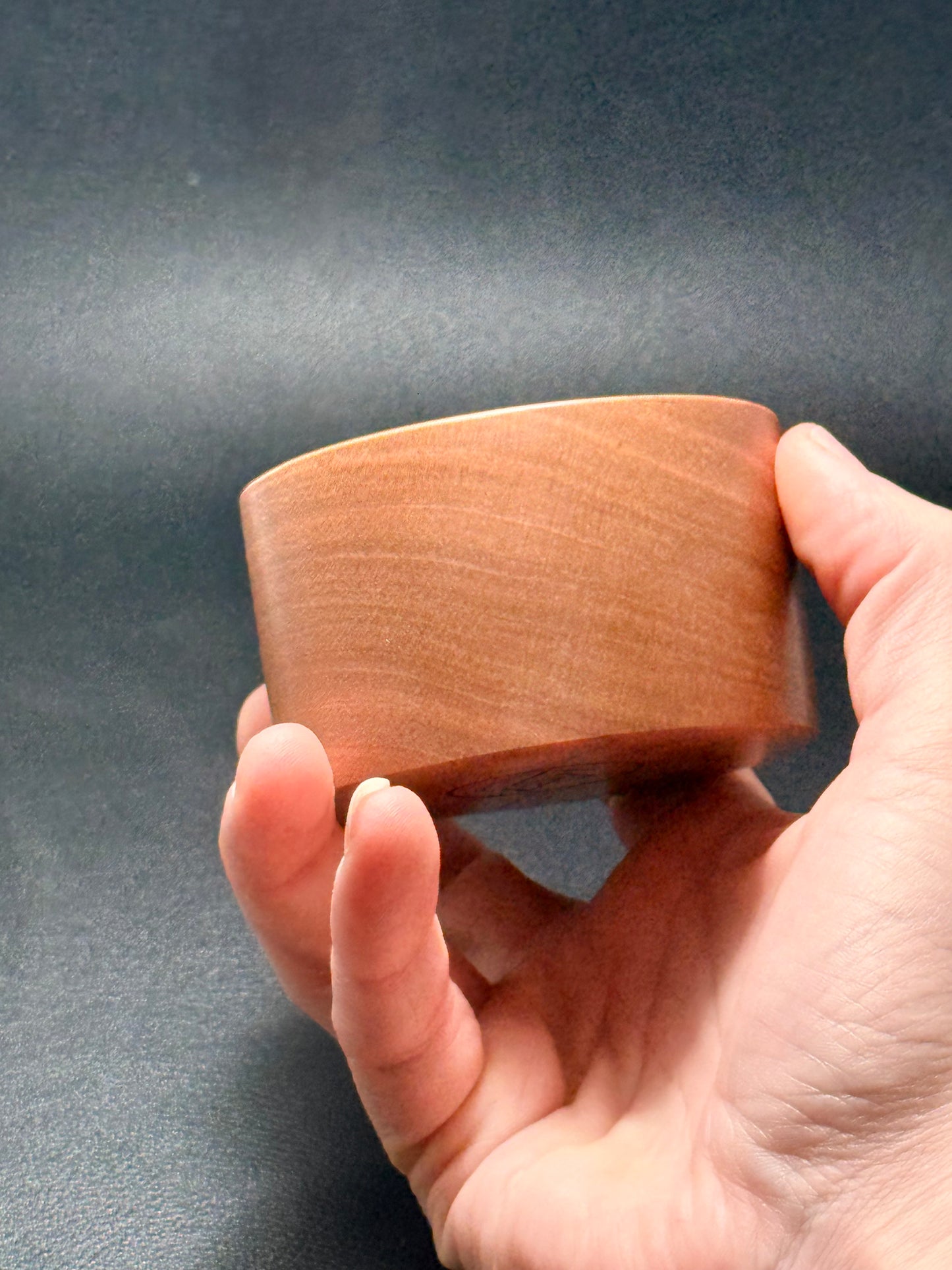 Cherry 3 inch wood bowl