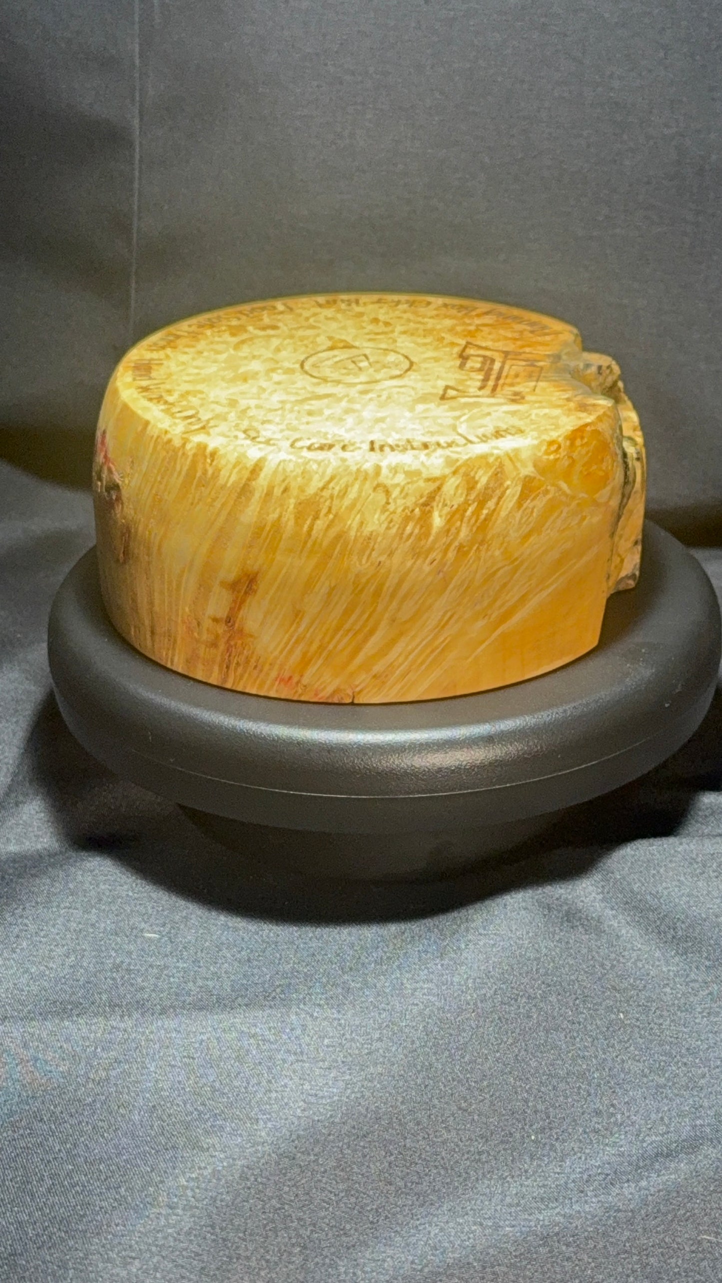 Flaming Box Elder Burl Bowl