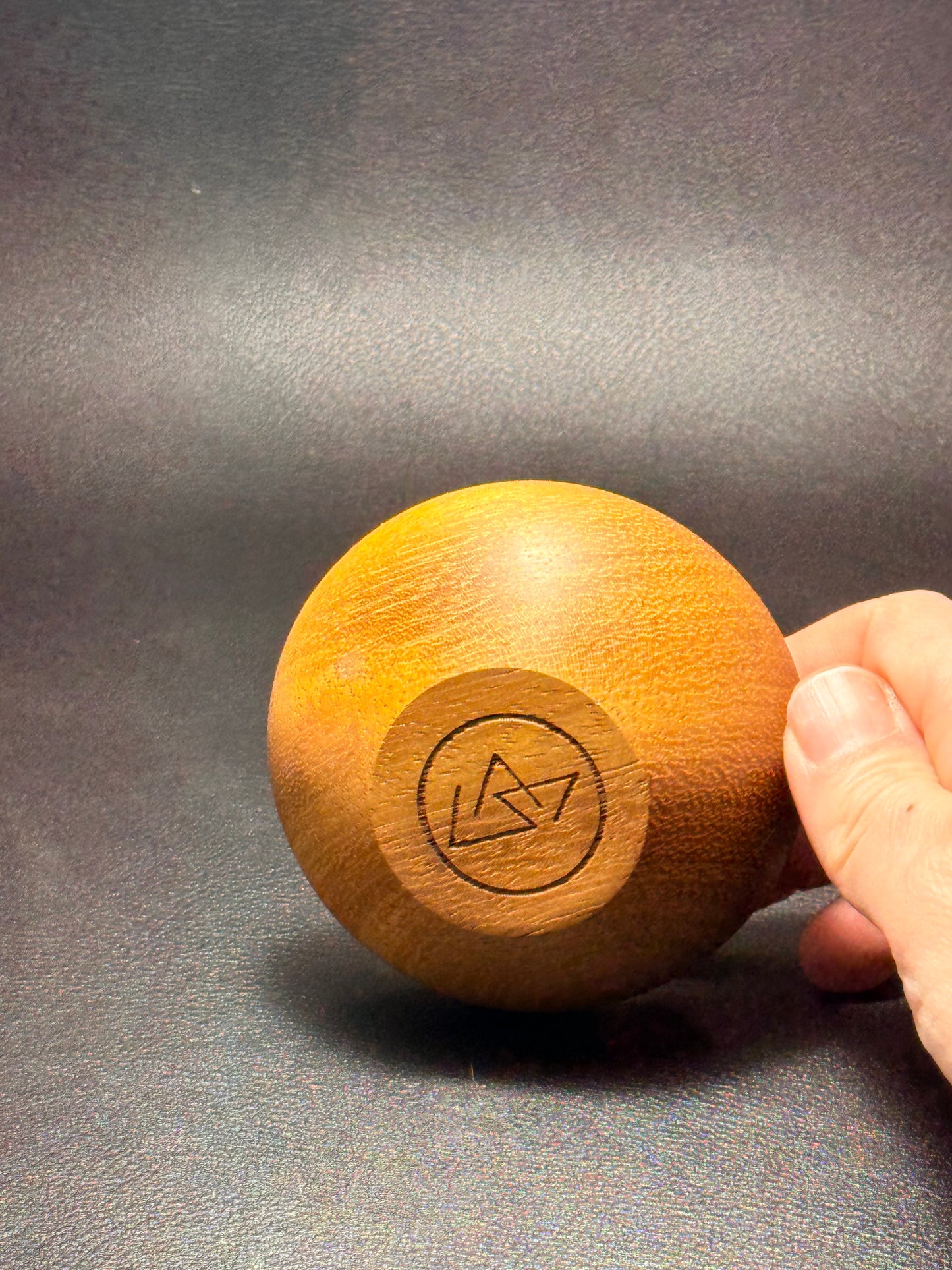 Teak 3 inch wood bowl