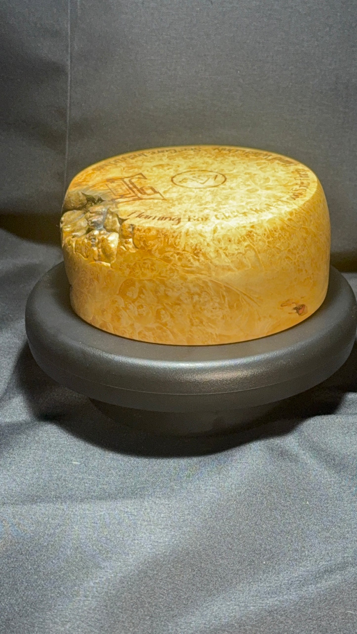 Flaming Box Elder Burl Bowl