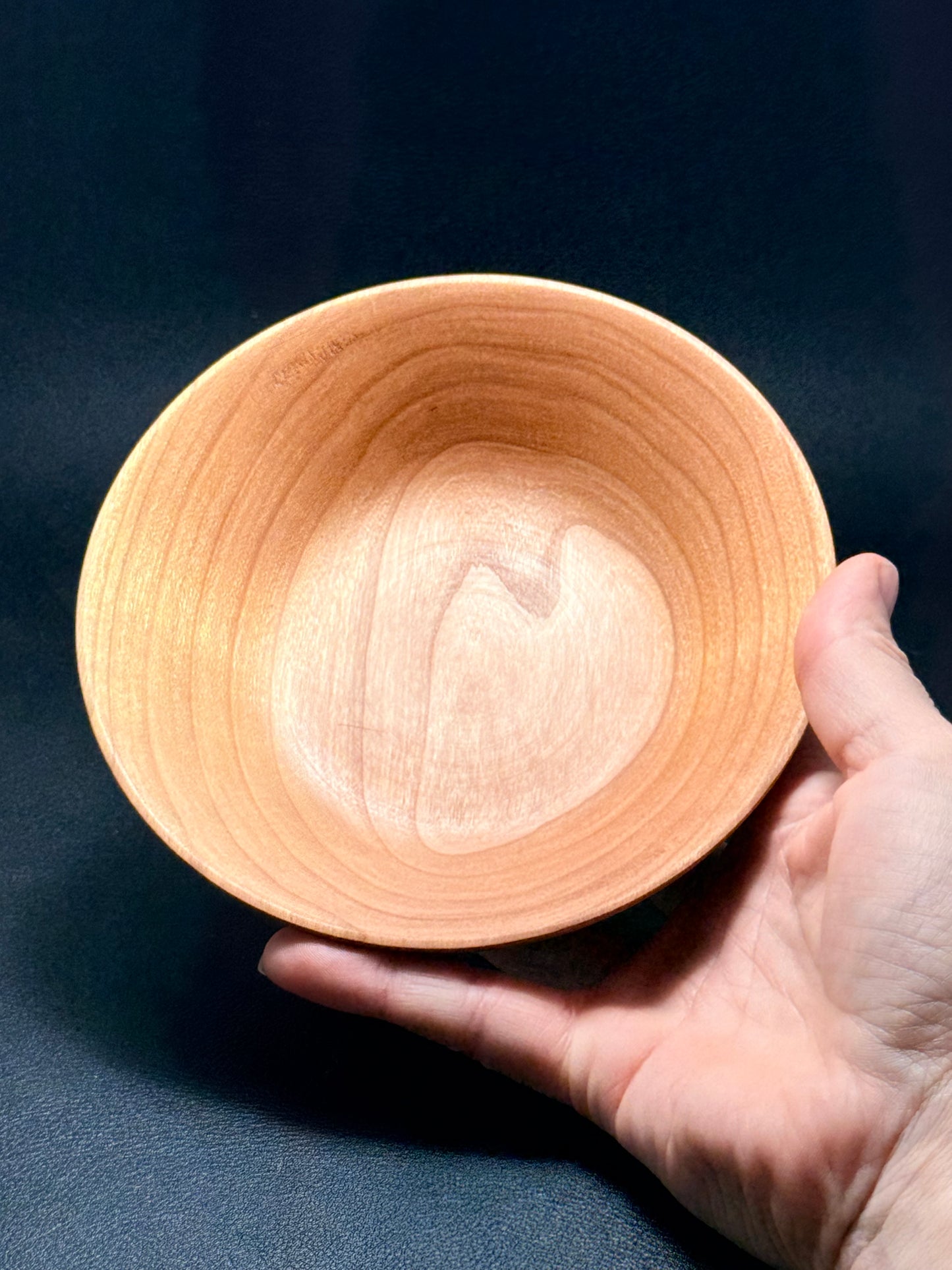 Cherry 6 inch wood bowl