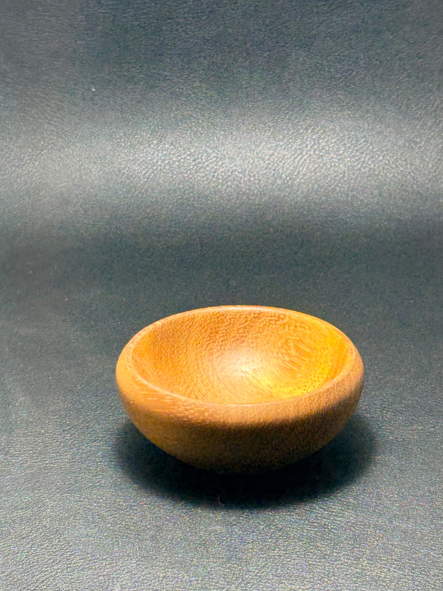 Teak 3 inch wood bowl