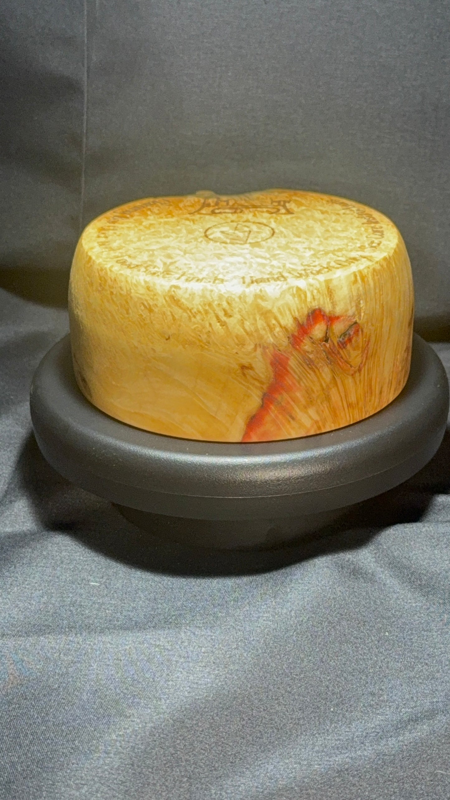 Flaming Box Elder Burl Bowl