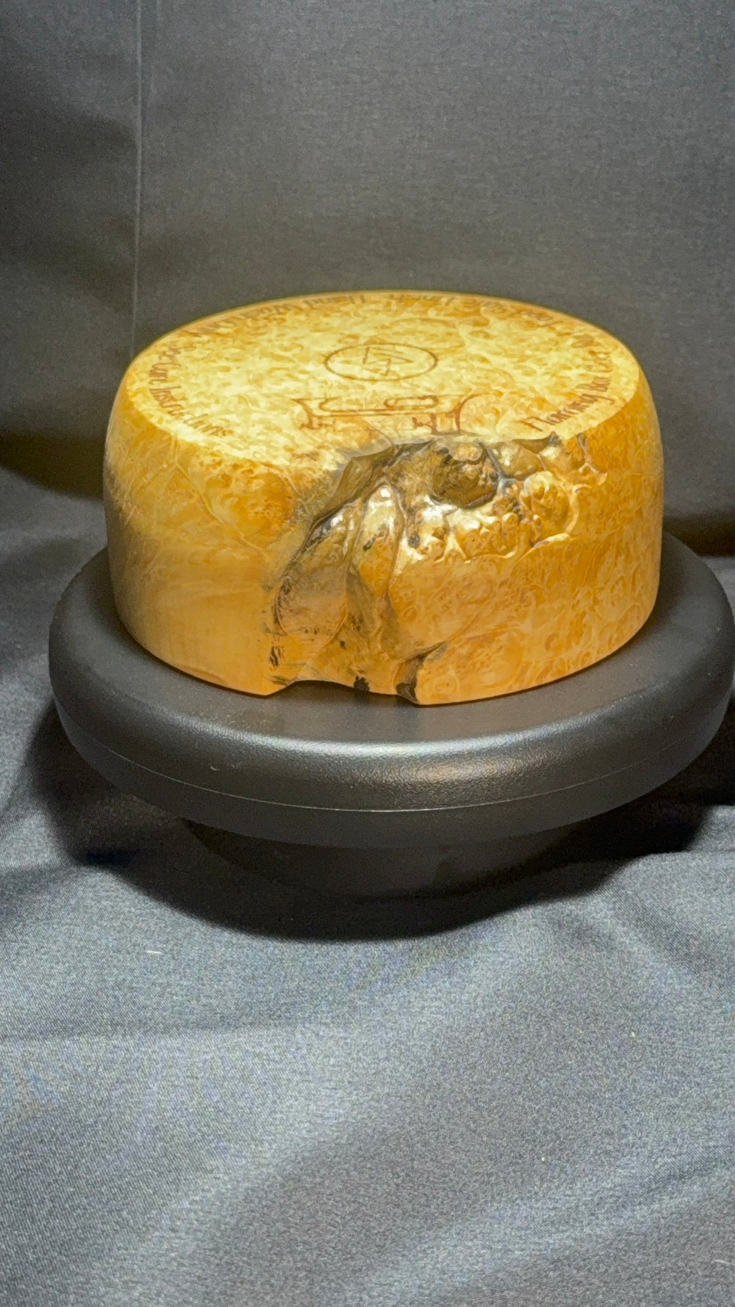 Flaming Box Elder Burl Bowl