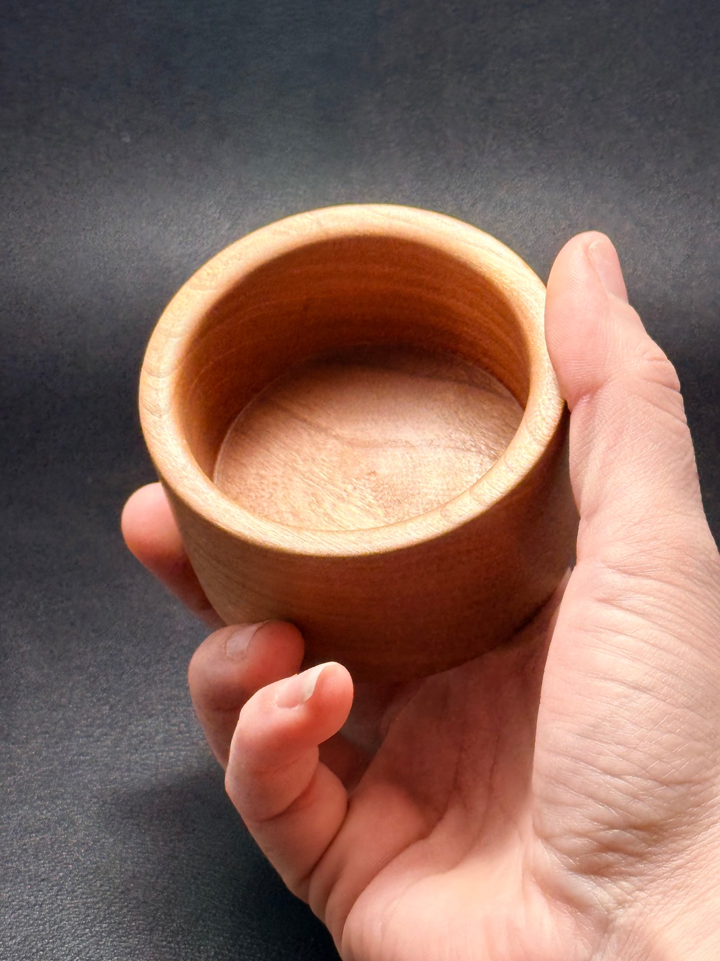 Cherry 3 inch wood bowl