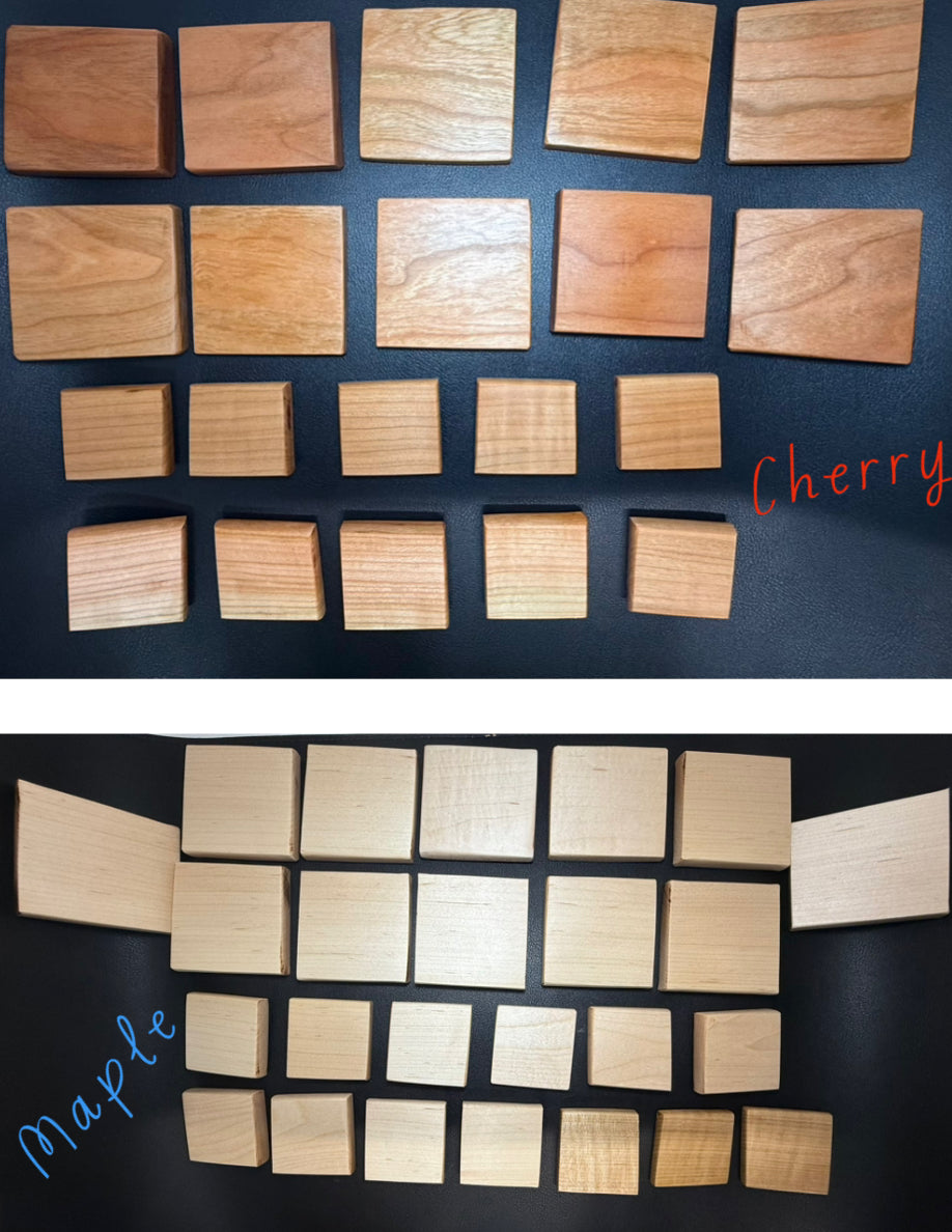 Custom Engraved Wood Magnet - Cherry or Maple options