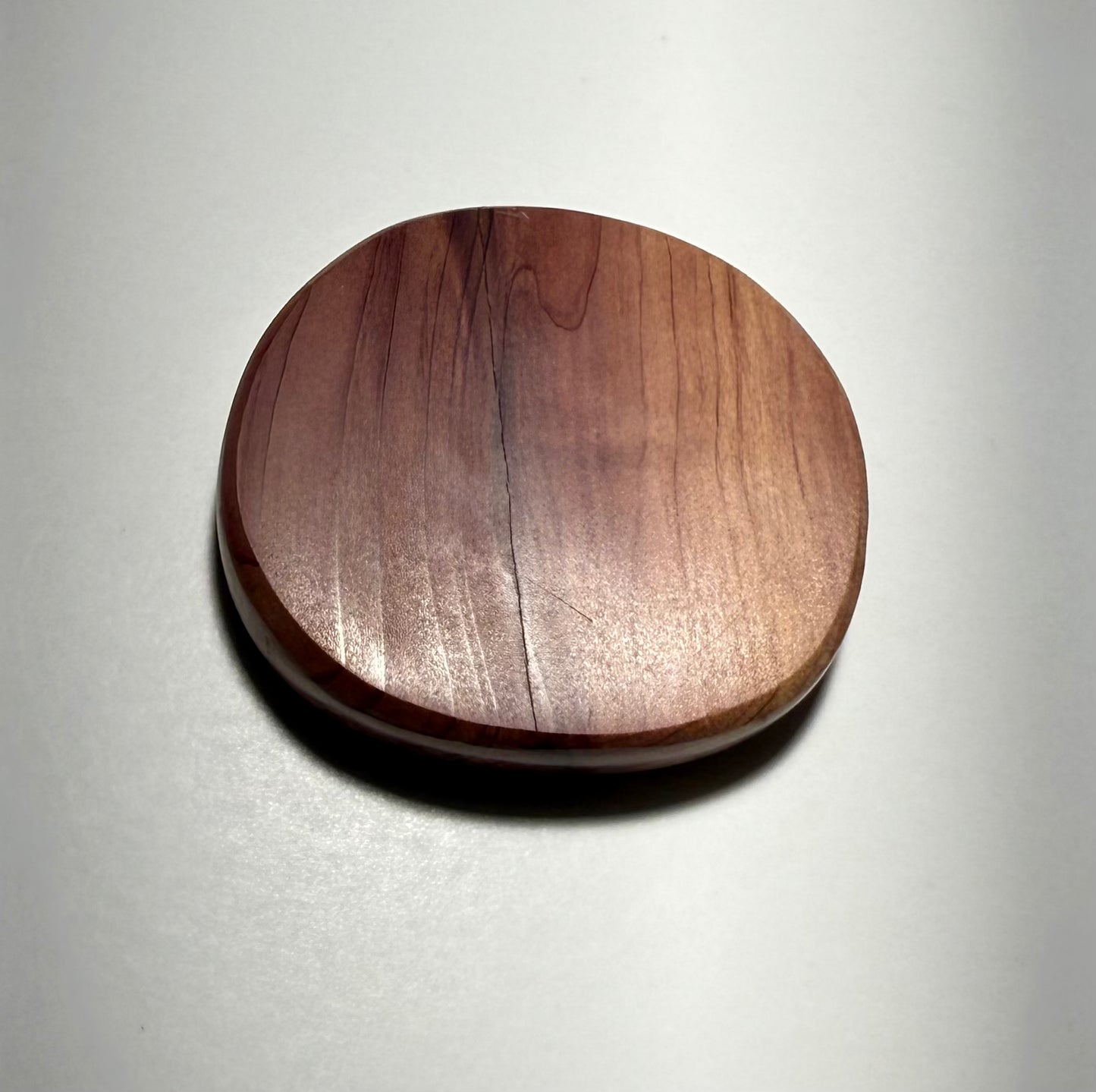 Aromatic Cedar Wood Palm Stone/Fidget Wood -Sacred Geometry #108