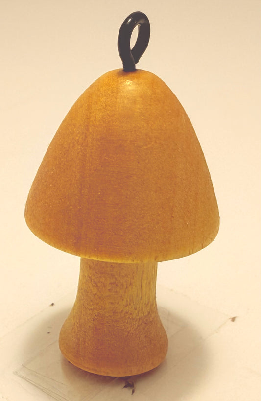 Yellowheart Mushroom Pendant