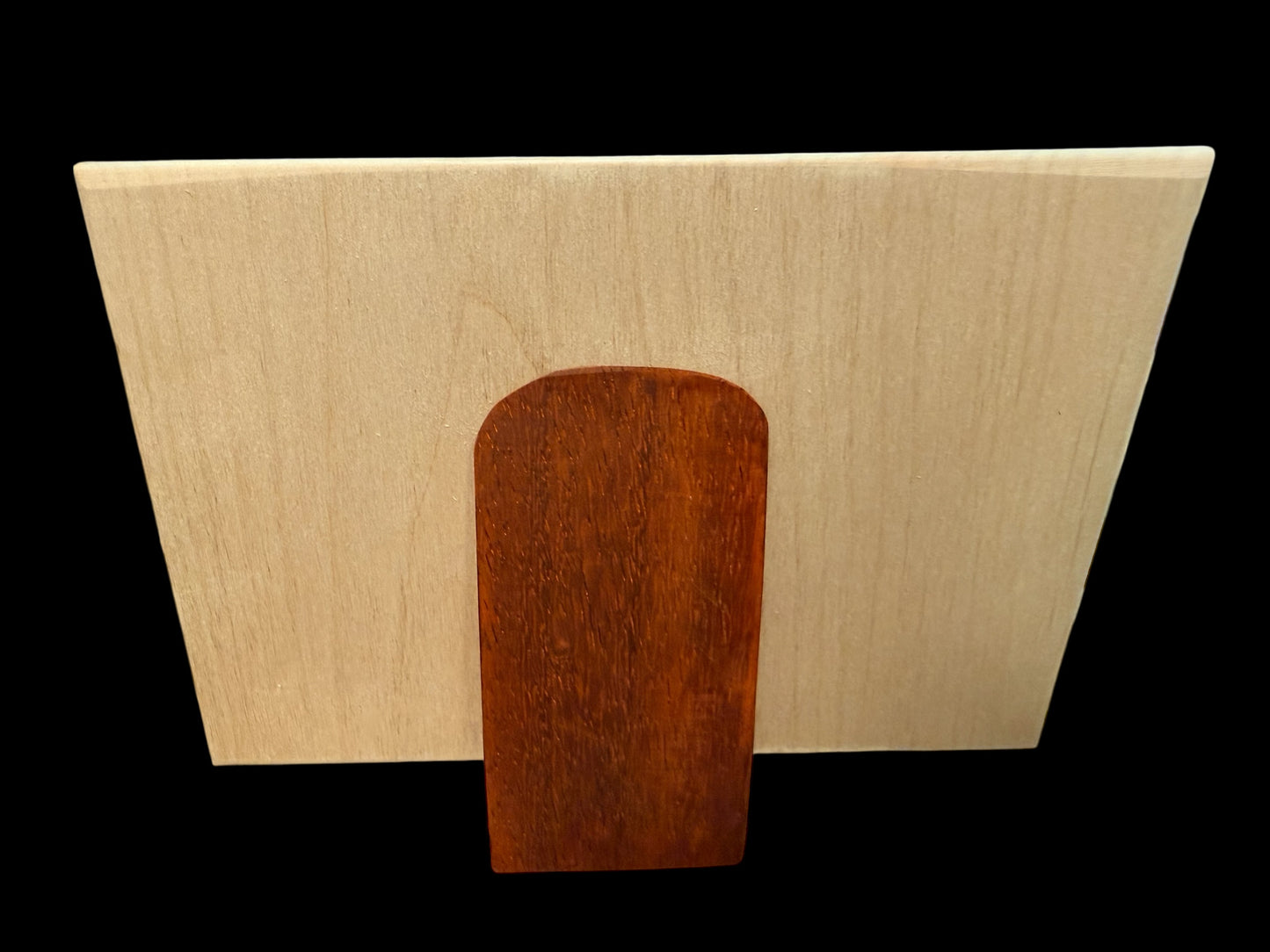 Custom Alder Wood 4inchx6inch or 4inchx4inch Portrait with mystery wooden stand