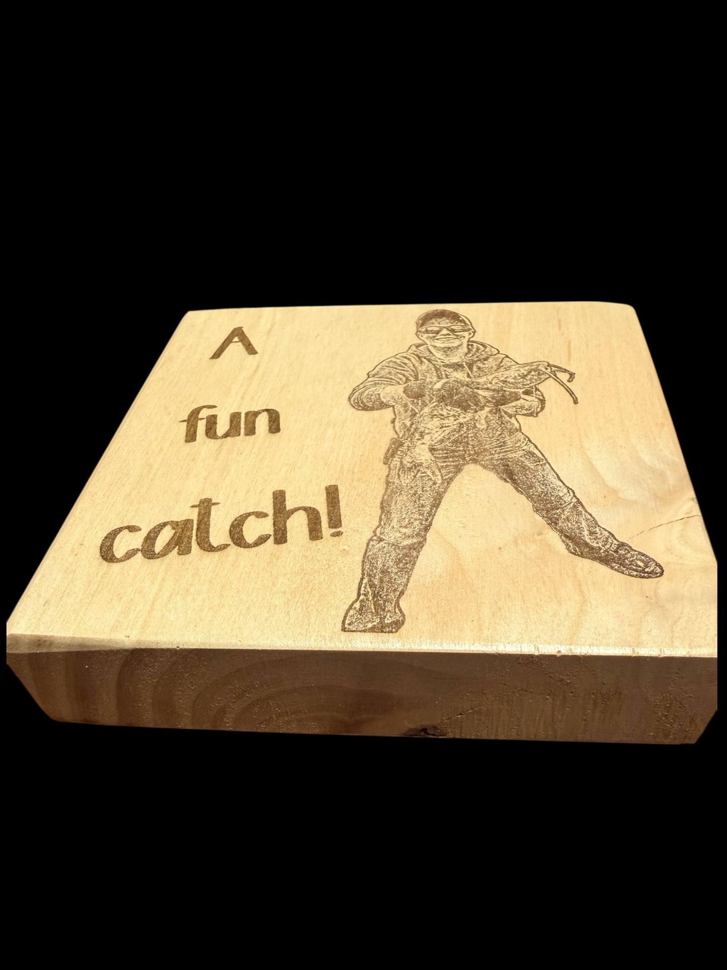Custom Alder Wood 3.5inchx3.5inch or 2.5inchx2.5inch Magnet