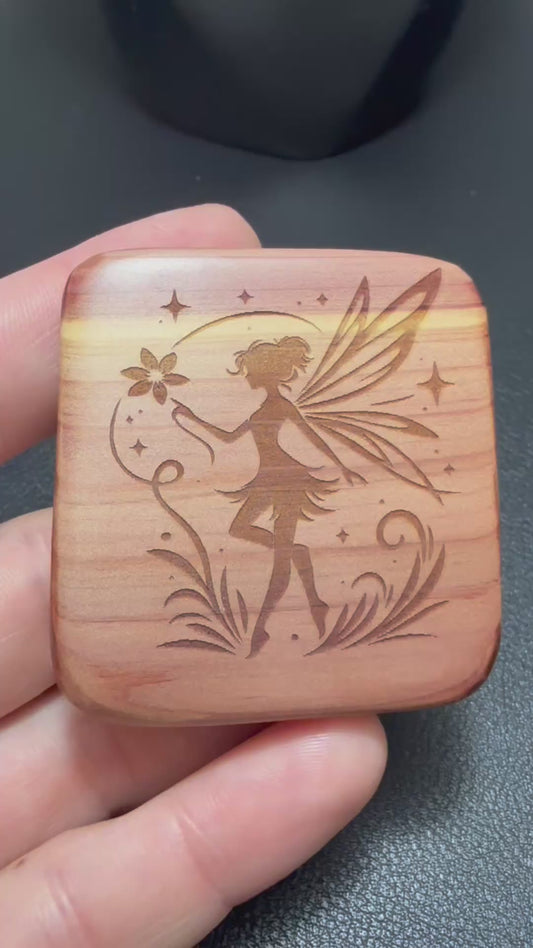 Aromatic Cedar Fidget Wood Fairy 1-36 square