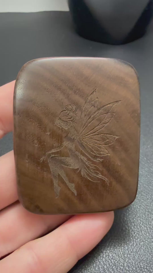 Black Walnut Fidget Wood Fairy 1-143